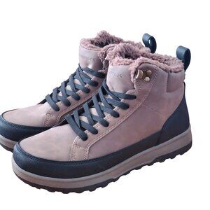 Weatherproof 8 Men Winter Boots Logjam Shearling Lace-up Outdoor Snow Shoes